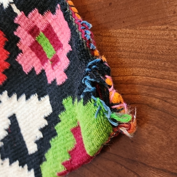 VINTAGE handmade woven bag - Picture 7 of 12